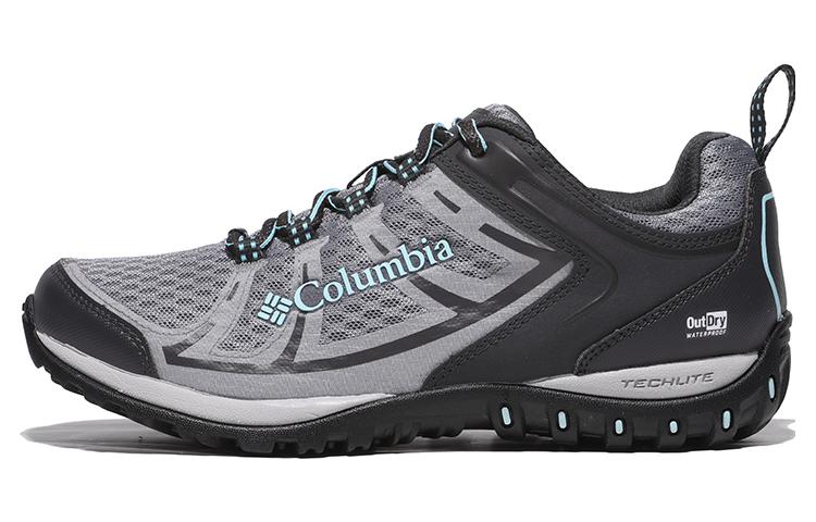 Columbia Outdry Shock Absorbers Slip Resistant Abrasion Resistant Low Top Hiking Shoes Women's Gray Black