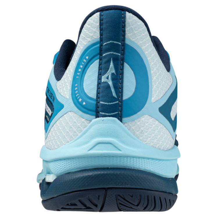 Mizuno Cushioned Anti-Slip Wear-Resistant Moisture-Wicking Low-Top Tennis Shoes Men's Blue