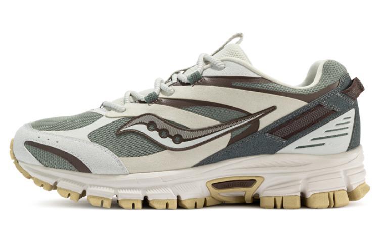 Saucony Cohesion 2K Cushioned Slip-Resistant Abrasion-Resistant Low-Top Casual Shoes Unisex Green Gray