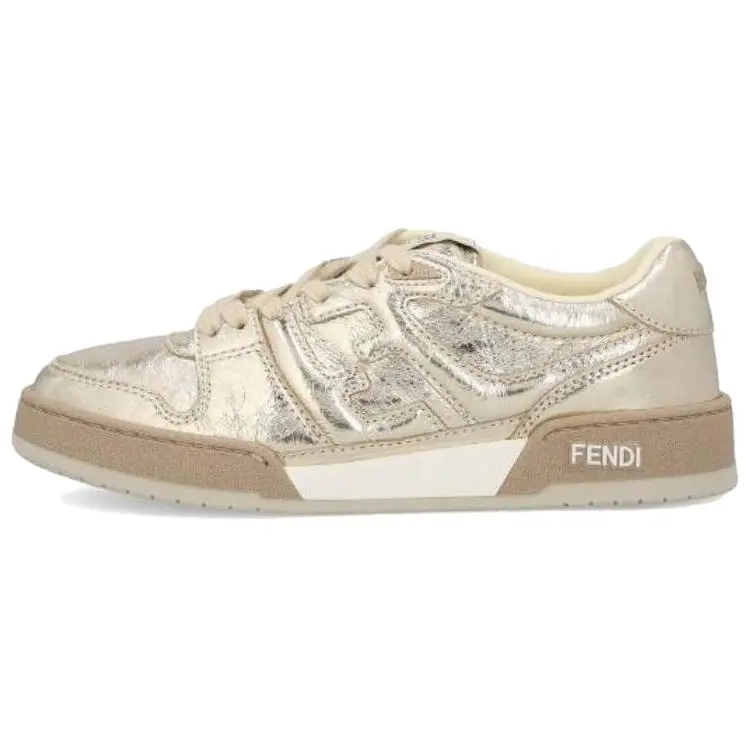 FENDI Metallic Low Top Sneakers Women's