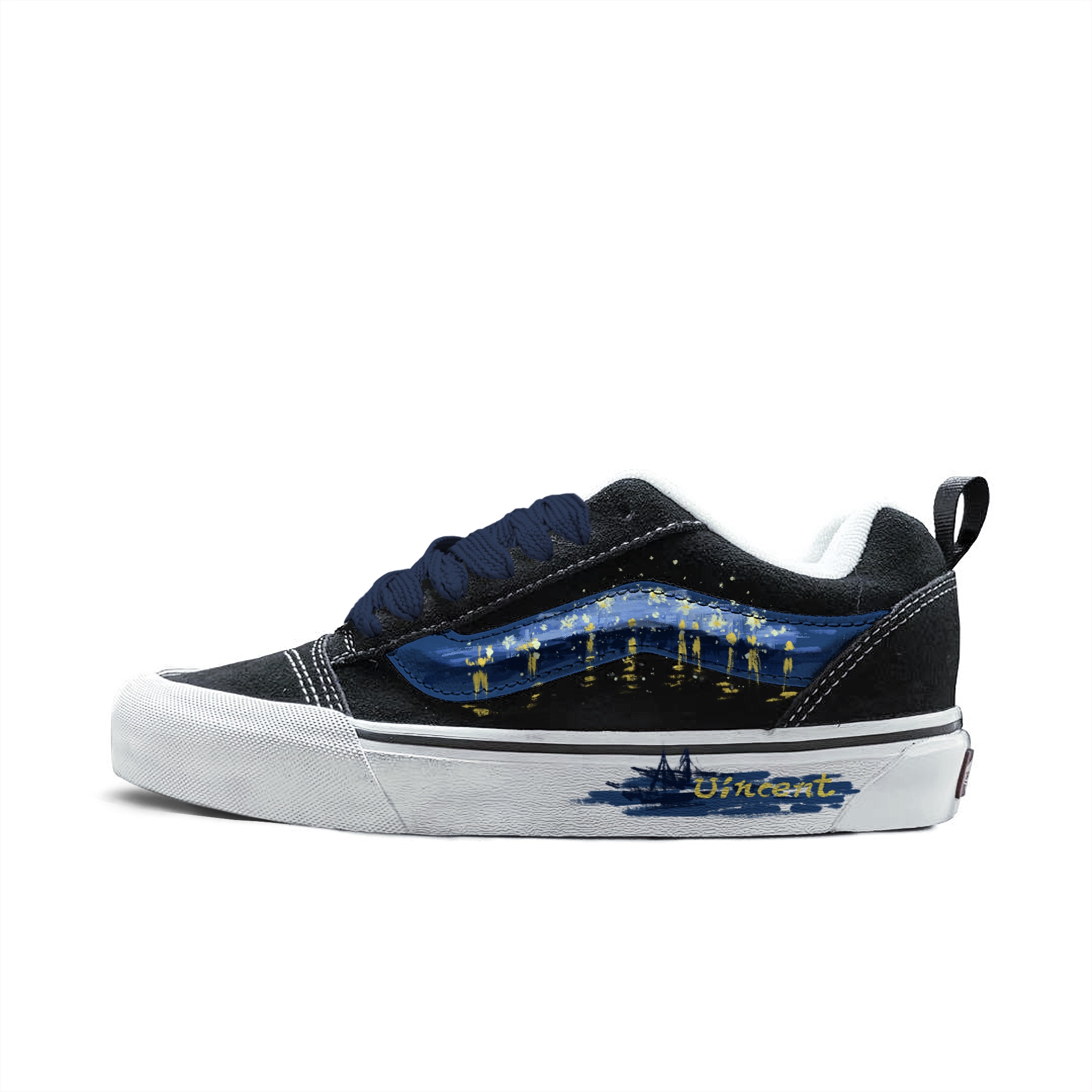 Vans Knu Skool Abrasion Resistant Low top Skateboard Shoes Unisex