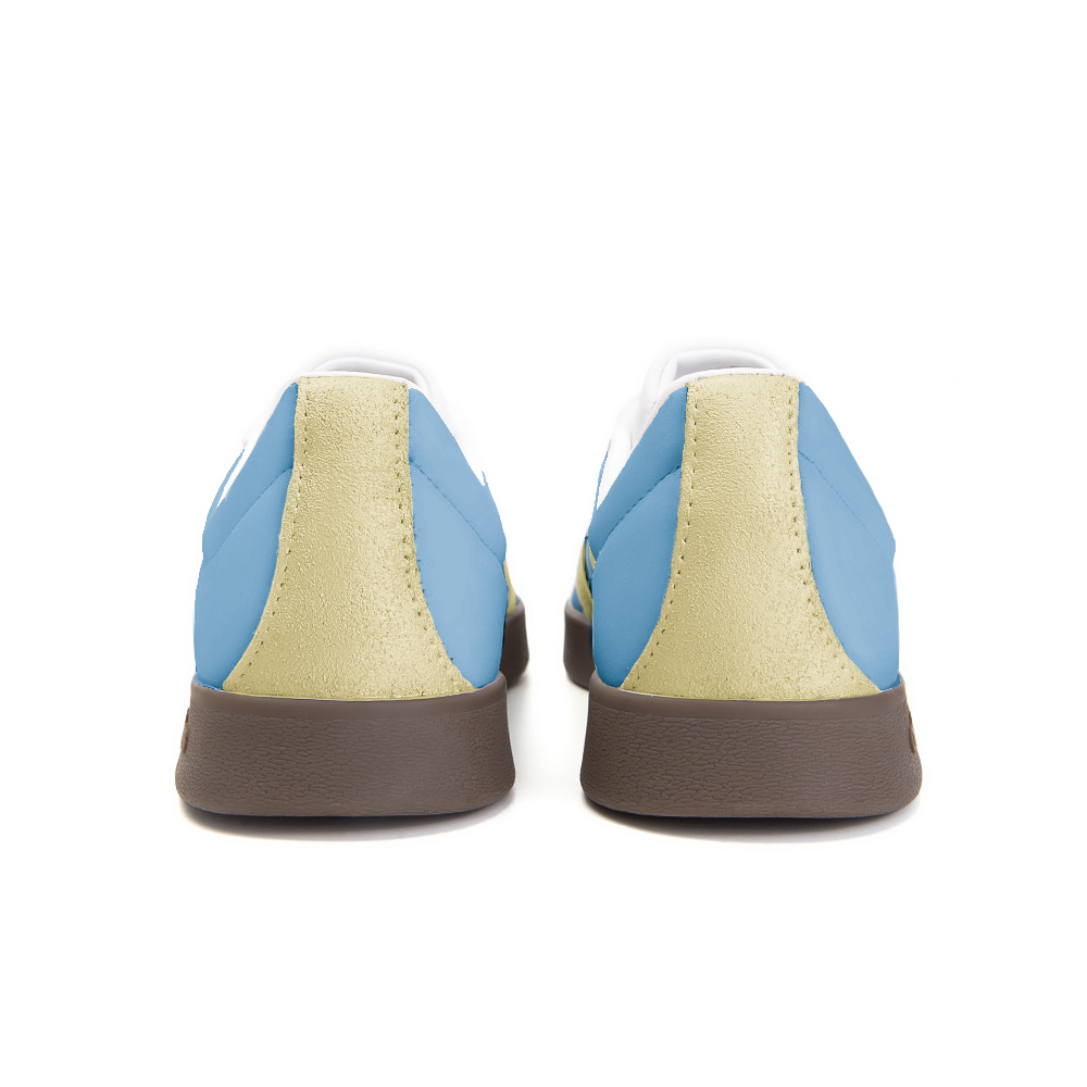 Adidas Neo VL Court 2.0 Low-Top Skateboard Shoes Unisex Blue Yellow
