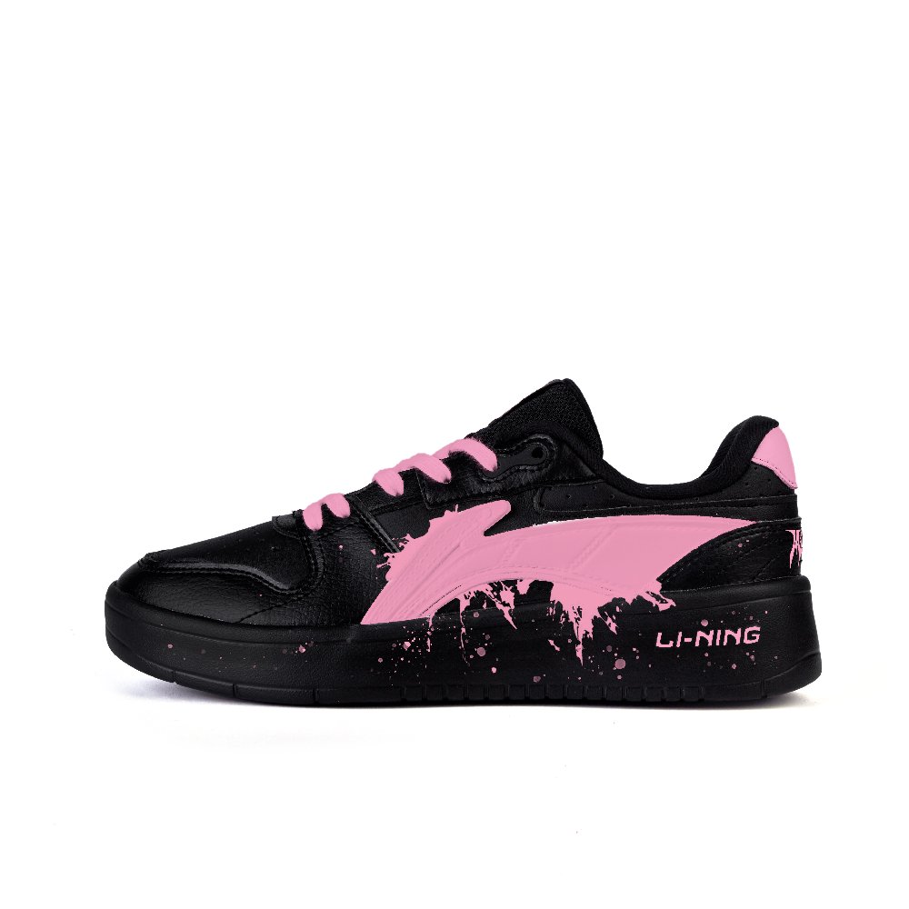 LiNing Phoebe Zhennan Ding Duo Cushioned Abrasion Resistant Slip Resistant Low Top Skateboard Shoes Men's Black
