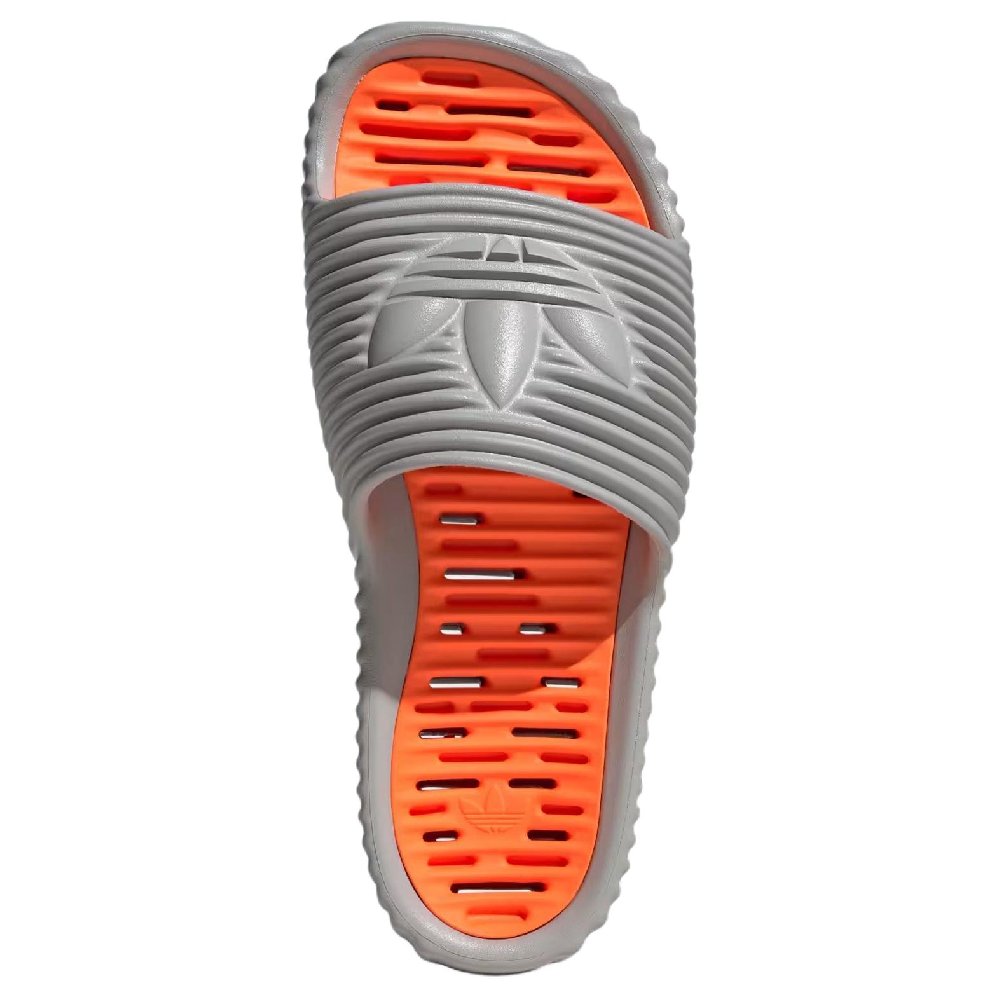 Adidas Originals Adilette 25 Slip Resistant Abrasion Resistant Slide Slippers Men's Gray