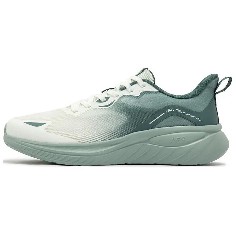 361° Cushioning Anti-Slip And Wear-Resistant Low-Top Casual Running Shoes Men's White Green
