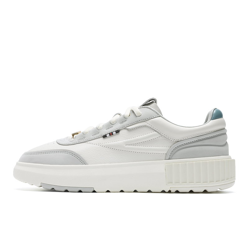 FILA ROMANICA Low Top Skateboard Shoes Men's White Gray
