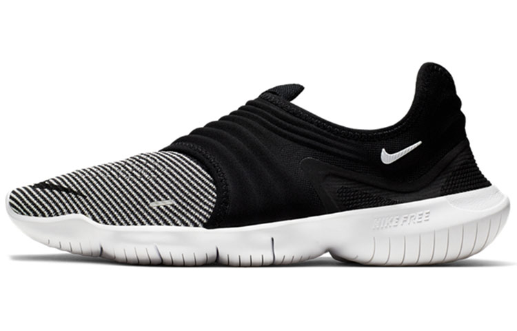 Nike Free Rn Flyknit 3.0 'Black White'