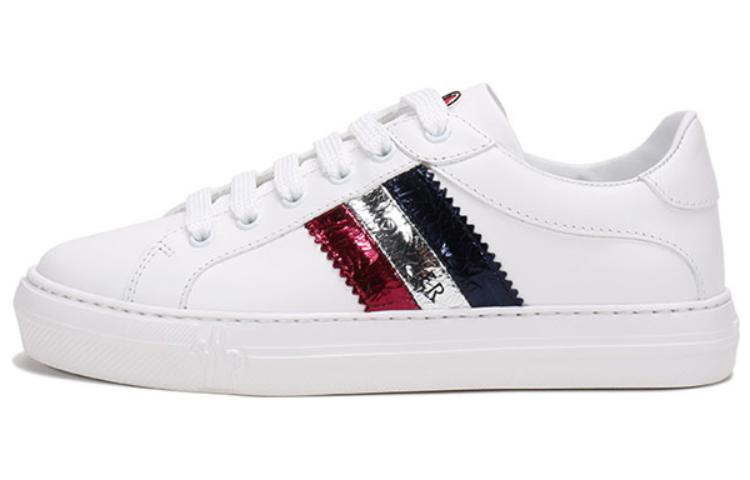 Moncler Low top Stylish Skateboarding Shoes Women's White