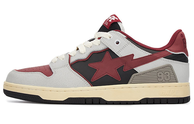 A BATHING APE Sk8 Sta #4 'Red Off White' Women's
