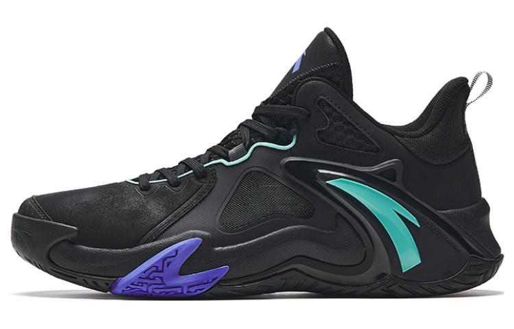 Anta Airspace 4 Anti Slip Wear Resistant Low Top Basketball Shoes Men's Black