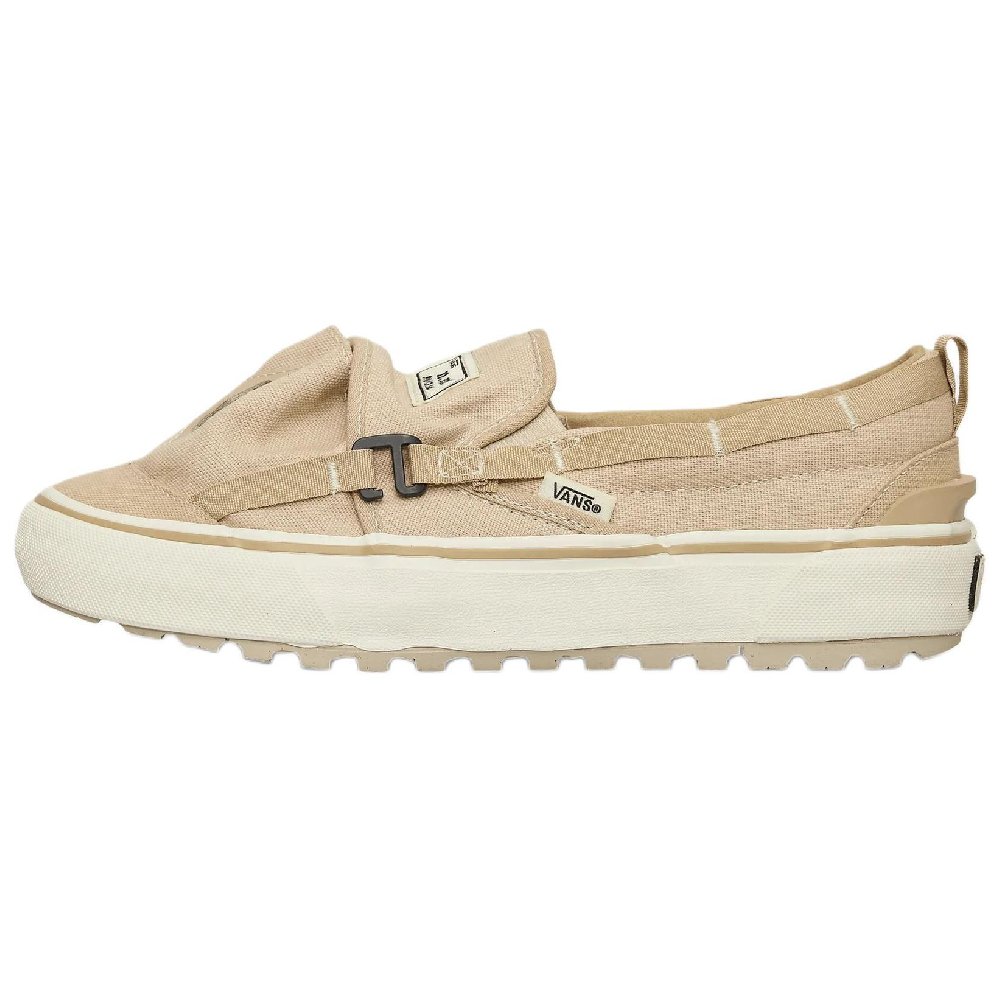 Vans Slip on Low Top Outdoor Shoes Unisex Light Brown