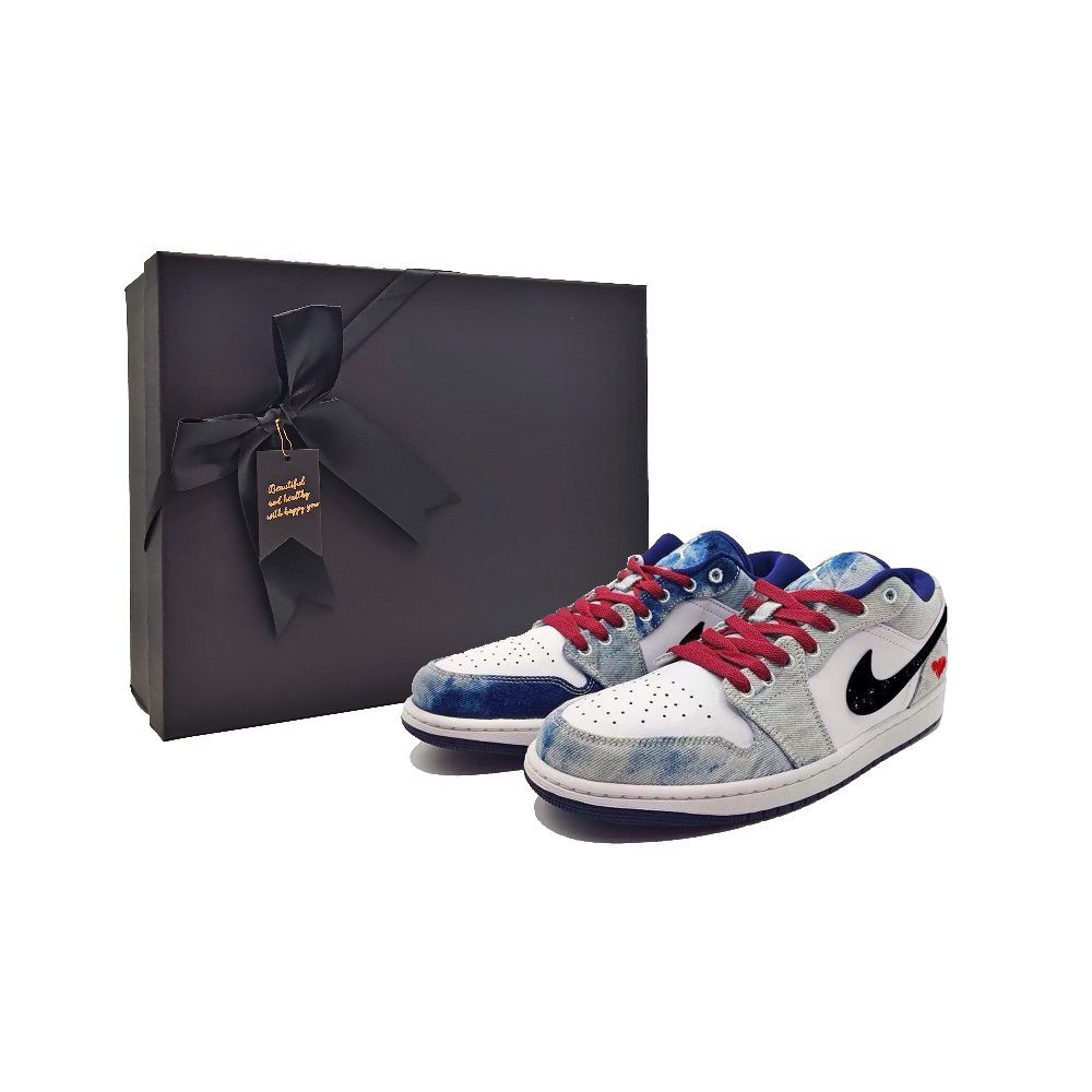 JORDAN Air JORDAN 1 Vintage Basketball Shoes Men Low-Top White
