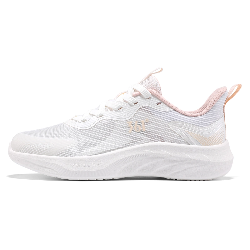 361° Abrasion Resistant Breathable Low Top Casual Running Shoes Women's White
