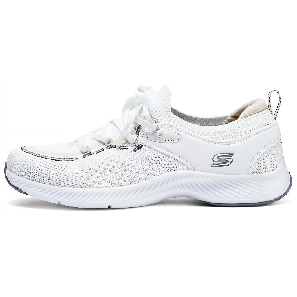 Skechers SPORT ACTIVE Cushioned Slip Resistant Abrasion Resistant Low Top Casual Running Shoes Women's White