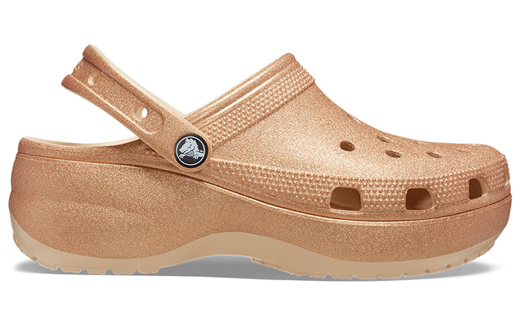 Crocs Classic Glitter Clogs 'Orange' Women's купить в интернет-магазине Yoocart с быстрой доставкой по России.