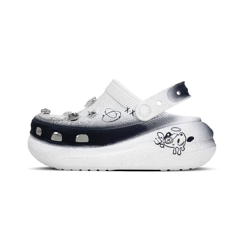 Crocs Crush Clog Clogs Unisex Black White