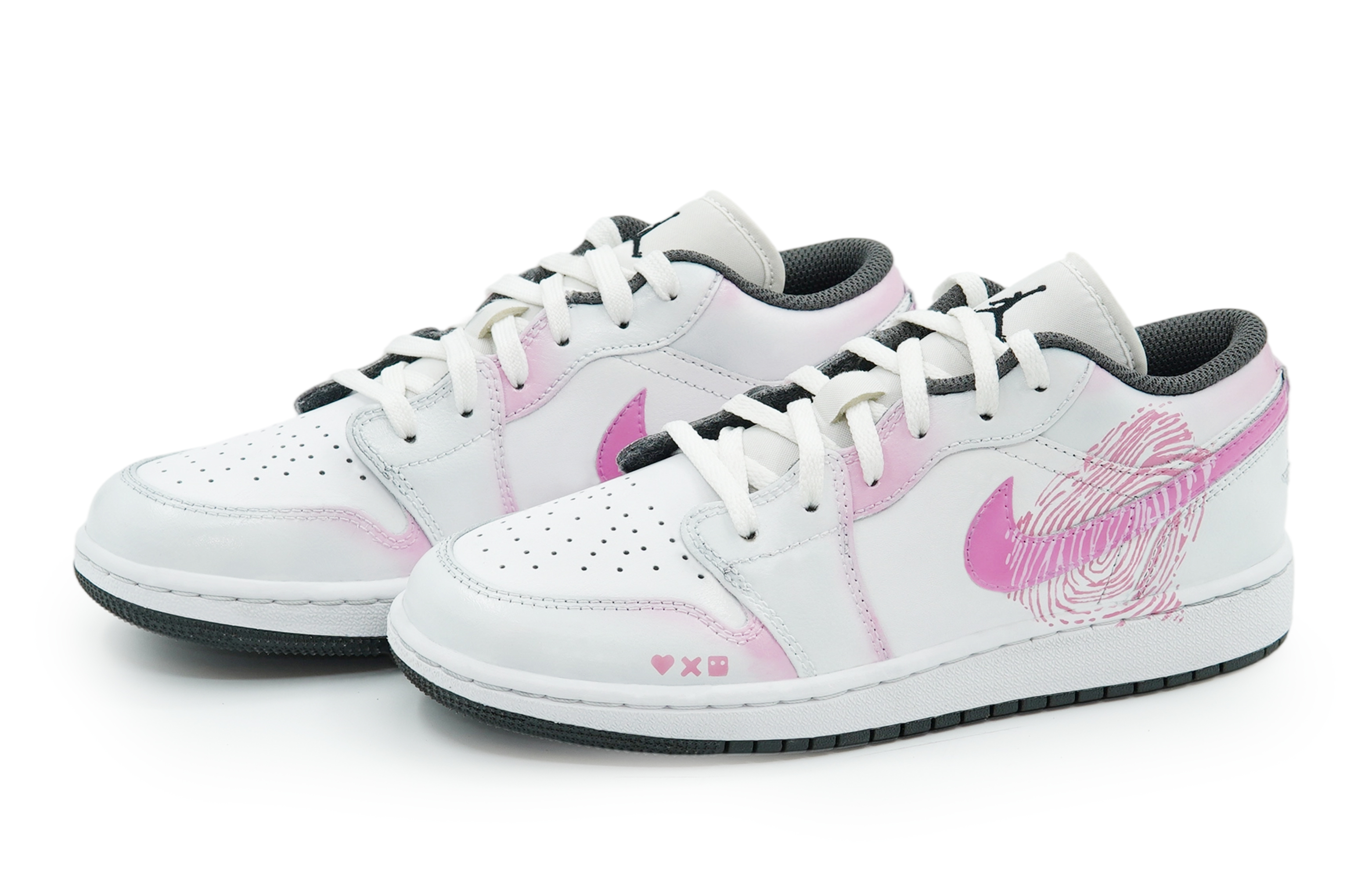 Jordan Air Jordan 1 Vintage Basketball Shoes Unisex Low top White/Purple/Pink купить в интернет-магазине Yoocart с быстрой доставкой по России.