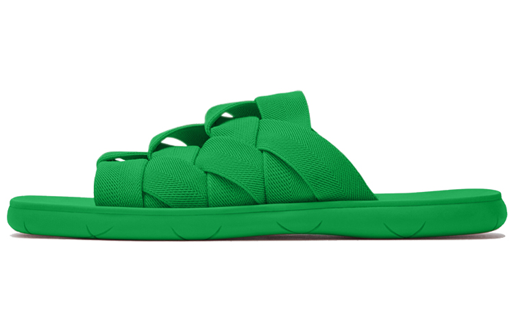 Bottega Veneta Plat Slip Resistant Slide Slippers Men's Green