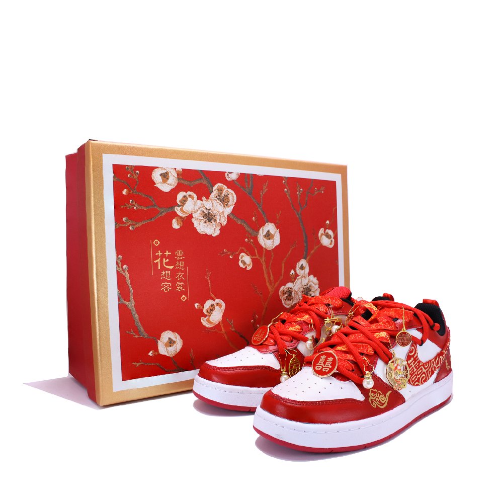Nike Court Borough A Long Stay Of The Wedding Box Low Top Skateboard Shoes Women's Red White