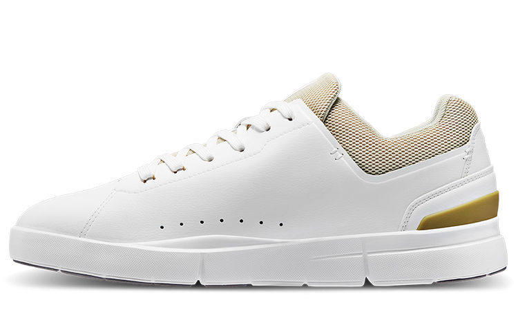 On THE ROGER Slip Resistant Abrasion Resistant Low top Casual Shoes Men's White Gray