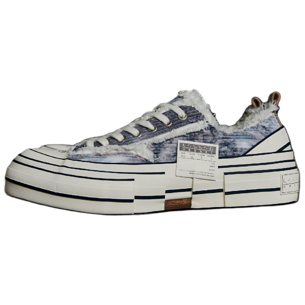 Peace And After x VESSEL Durable Breathable Low-Top Canvas Shoes Unisex Dark Gray