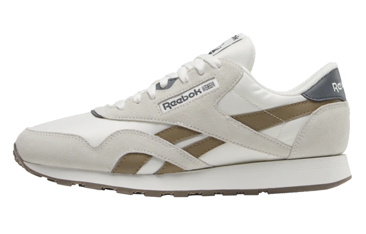 Reebok Classic Nylon Support Low top Casual Running Shoes Unisex Brown Beige