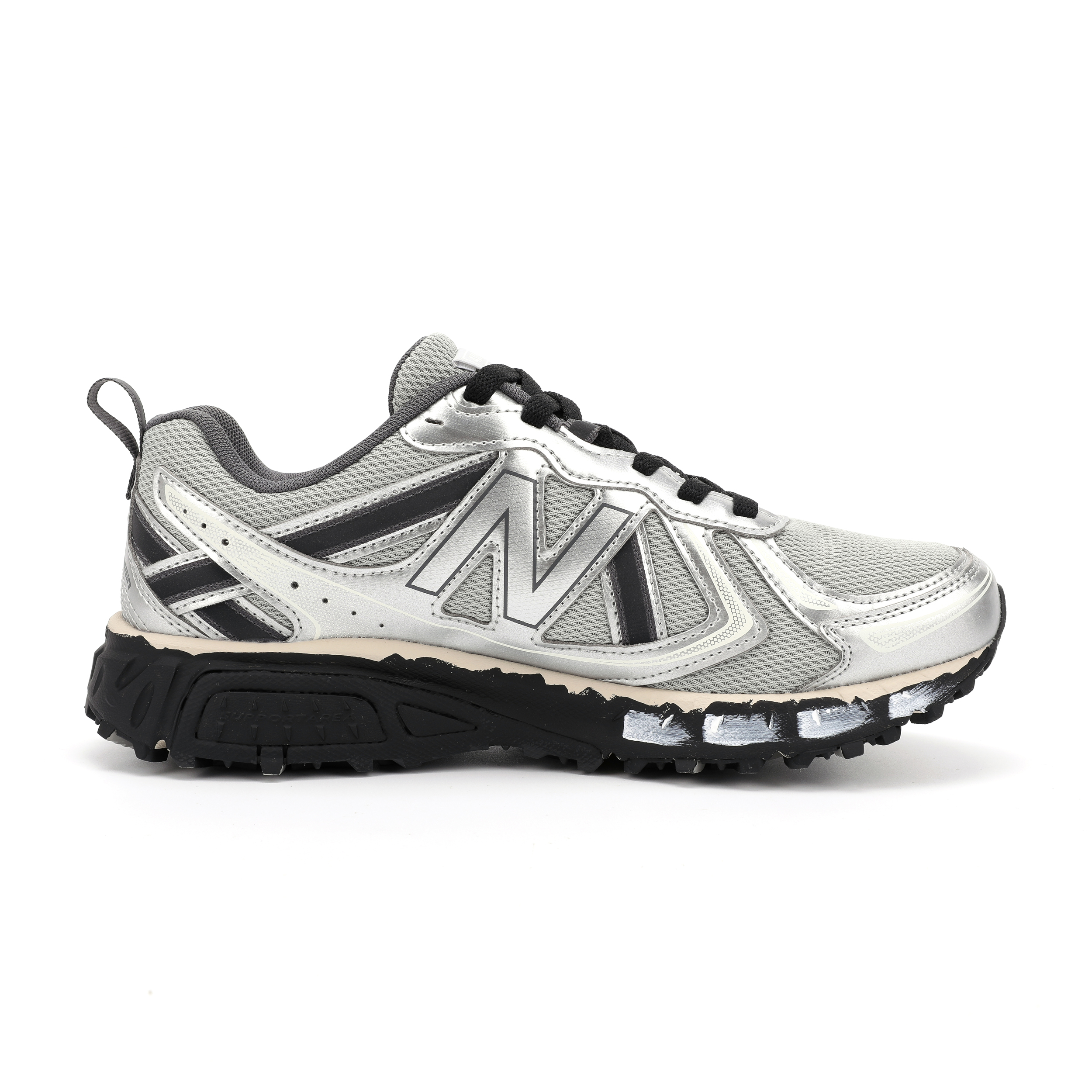 New Balance NB 410 V5 Cushioning, Wear Resistant Low top Running Shoes Unisex Black Silver