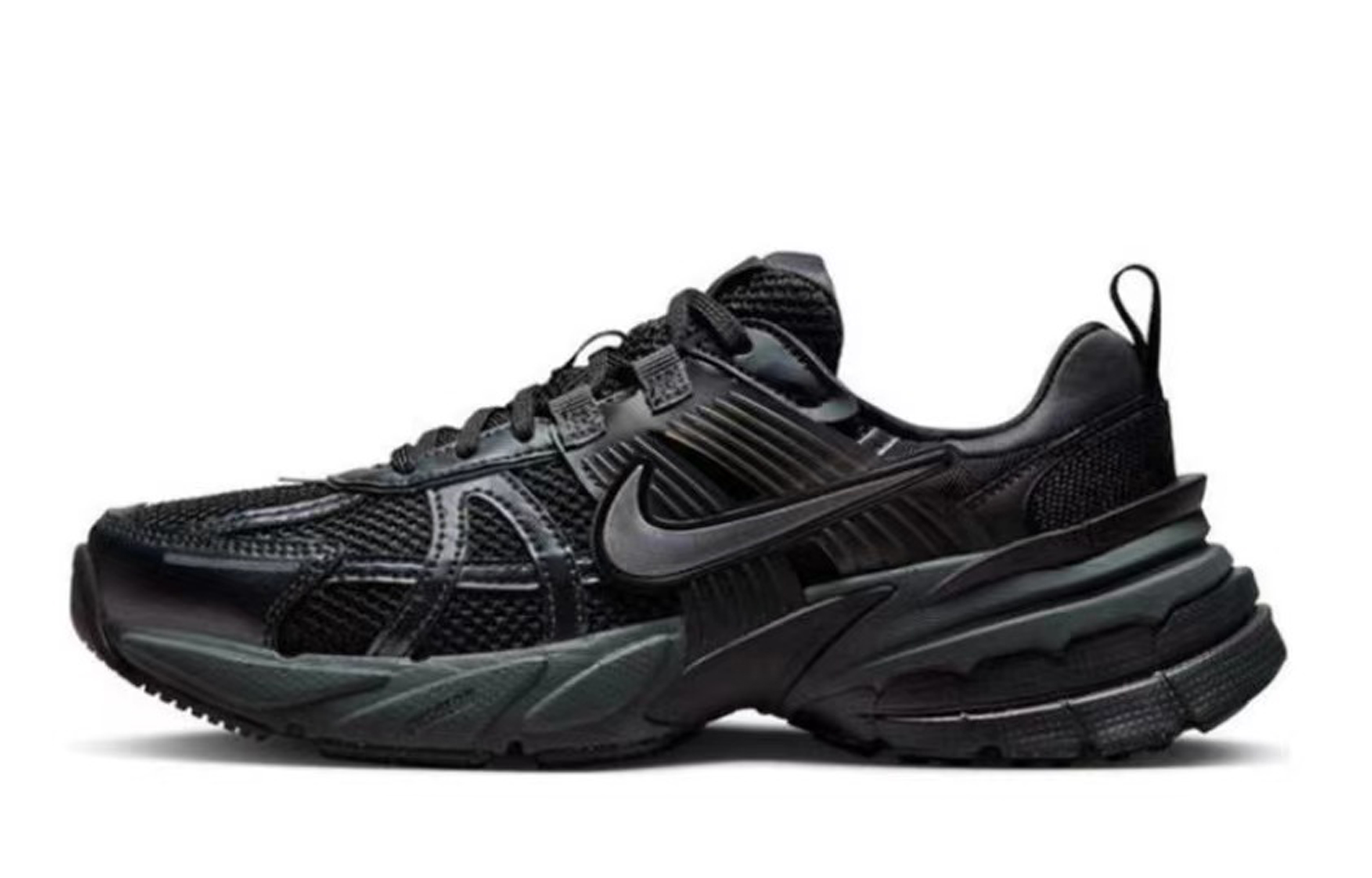 Nike V2K Run Cushioning, Abrasion Resistant, And Waterproof Low Top Running Shoes Unisex Black Rose Red купить в интернет-магазине Yoocart с быстрой доставкой по России.
