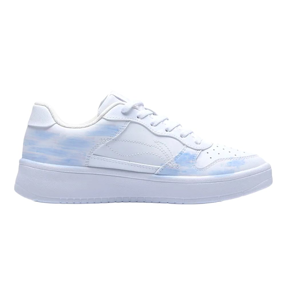 LiNing Pontoon Boats Wear resistant And Lightweight Low Top Skateboard Shoes Women's Blue White купить в интернет-магазине Yoocart с быстрой доставкой по России.