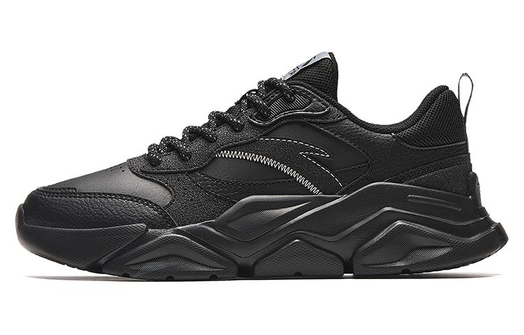 Anta Cushioning Breathable Low-Top Casual Shoes Women's Black