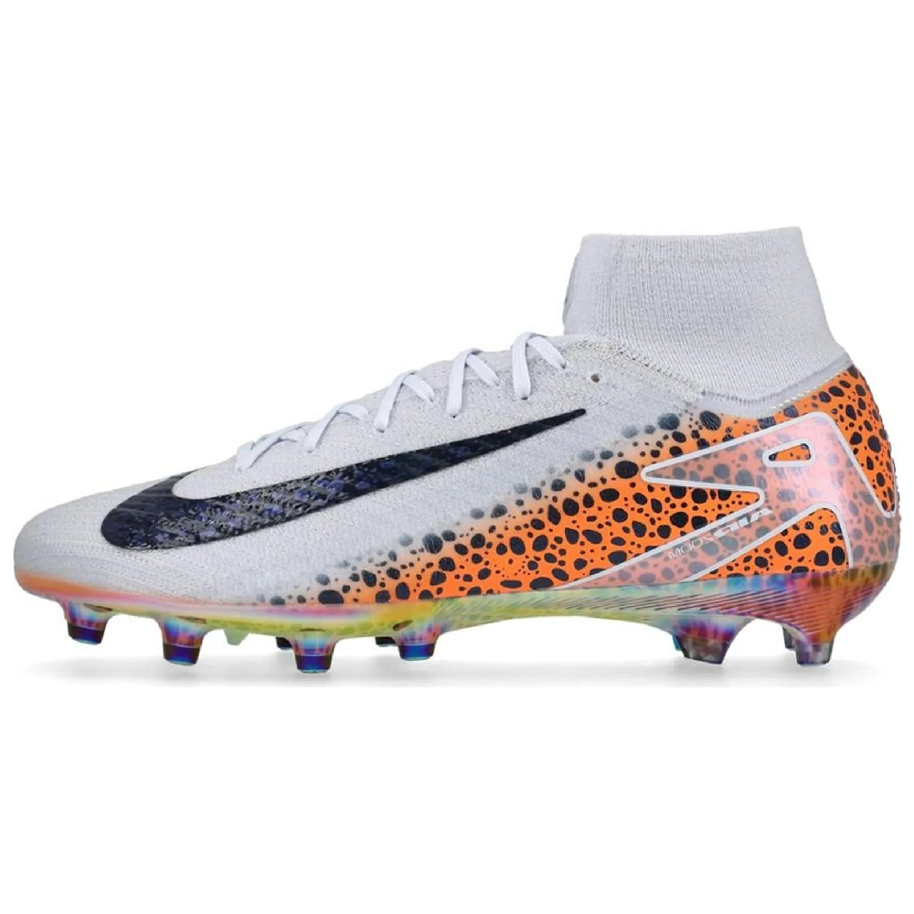 Nike Anti Slip Wear Resistant Soccer Shoes Men's White Orange