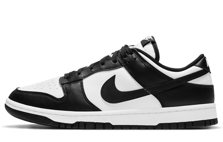 Nike Dunk Low-Top Skateboard Shoes Men's Black Red