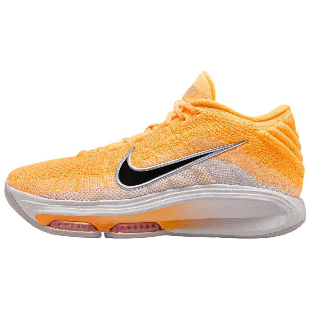 Nike Air Zoom GT Hustle 3 Anti Slip Wear Resistant Low Top Basketball Shoes Unisex Orange