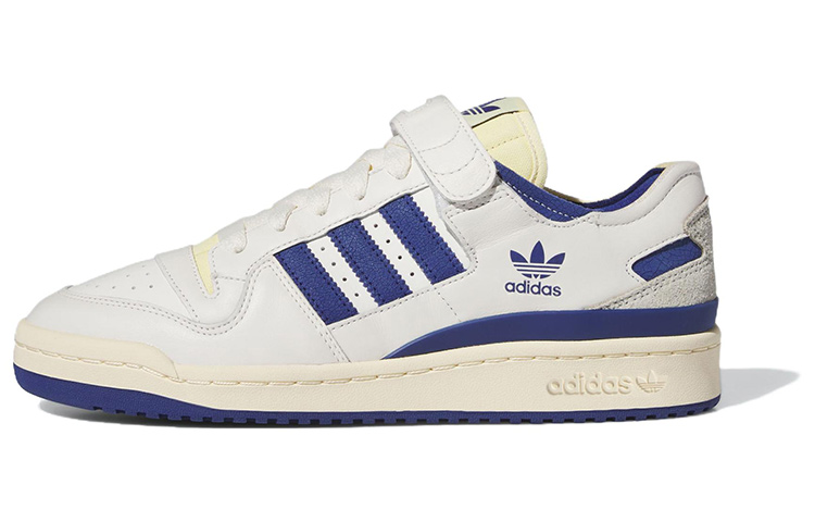 Adidas Forum 84 Low White Victory Blue Easy Yellow
