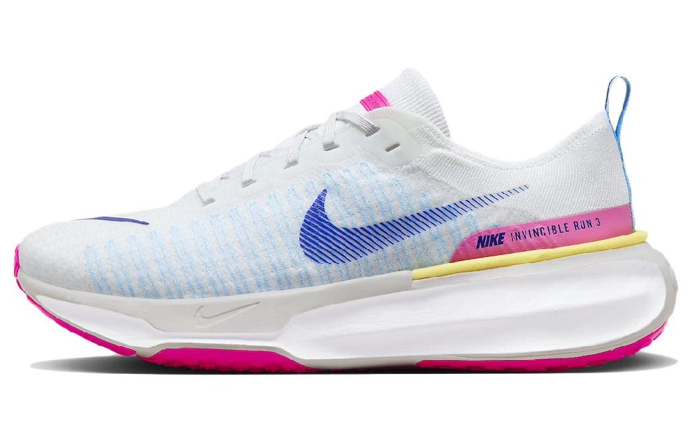 NIKE Беговые кроссовки Низкие Бело-синие Розовые Мужские