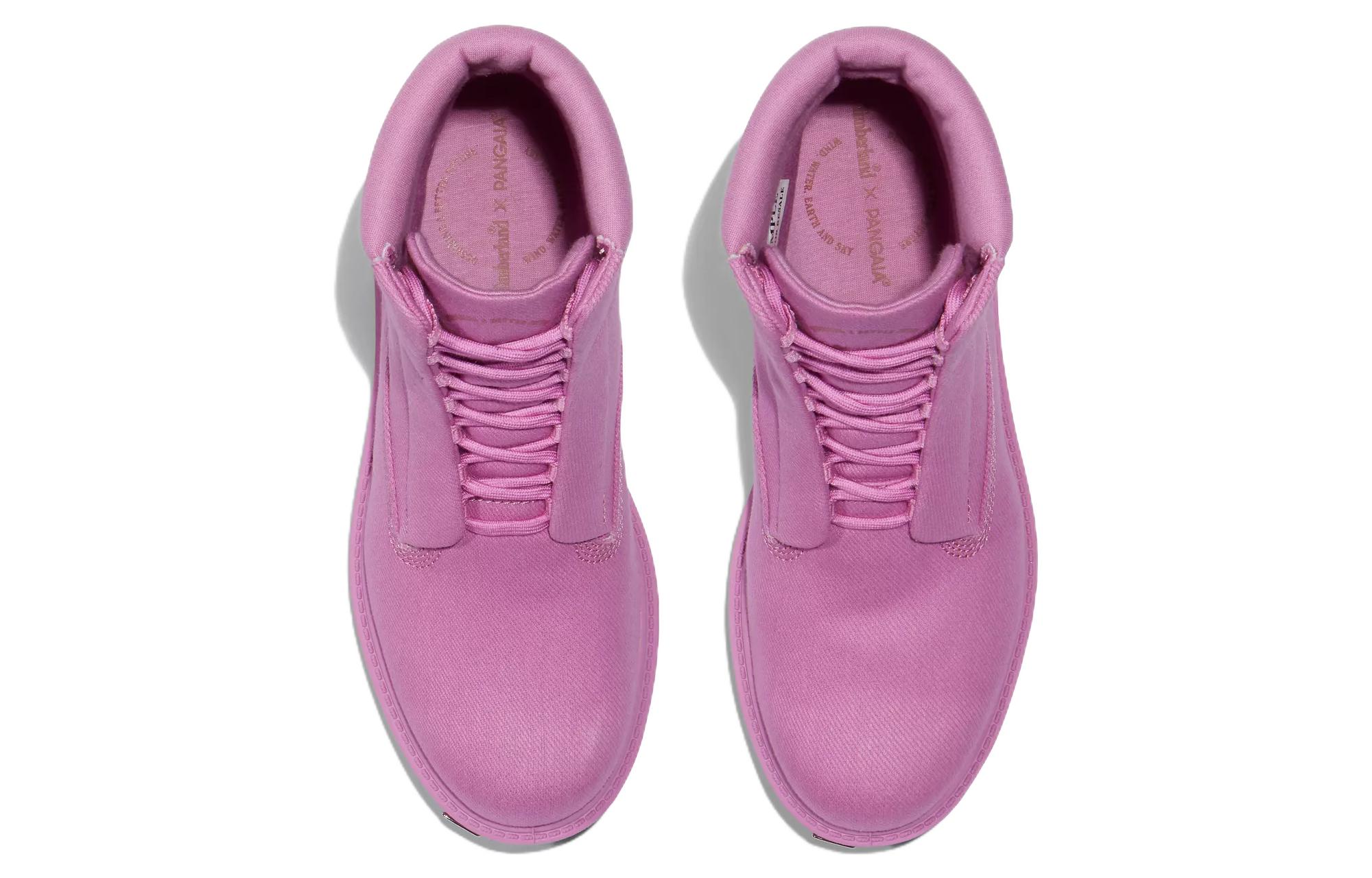 PANGAIA x Timberland Waterproof 6-inch Warm And Wear-Resistant Short Outdoor Boots Women's Pink купить в интернет-магазине Yoocart с быстрой доставкой по России.