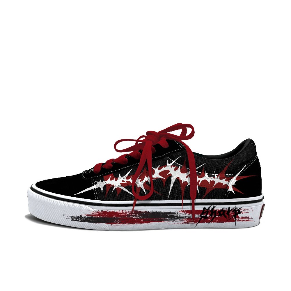 Vans Ward Abrasion Resistant Low Top Skateboard Shoes Men's Red