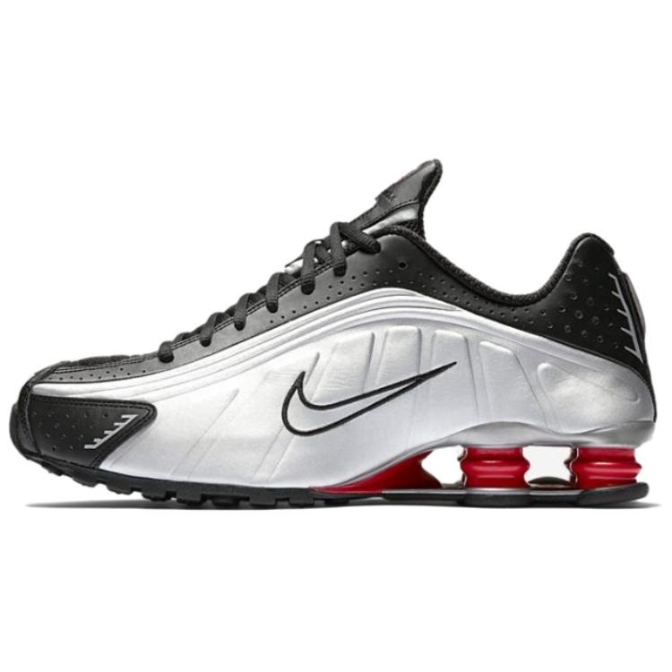 Nike Shox R4 Black Metallic Silver 2024