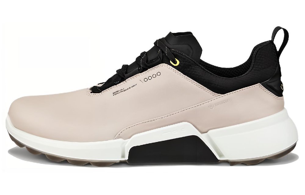 Ecco Wear-Resistant Water-Resistant Balance Low-Top Casual Shoes Men's Beige Black