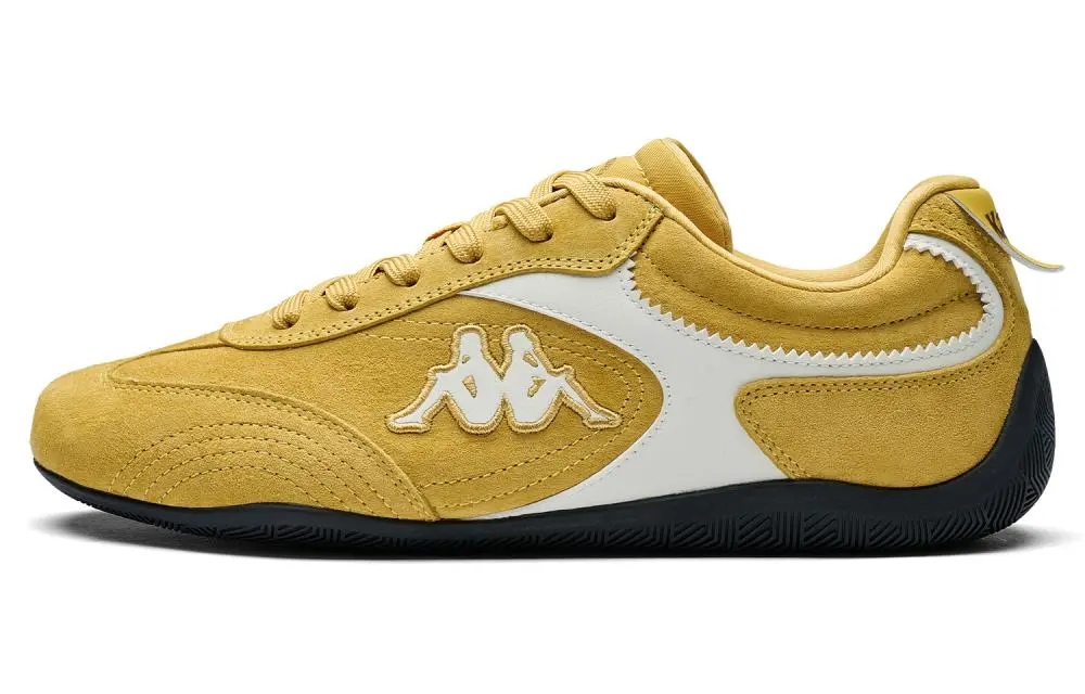 Kappa Back to Back Wear resistant And Lightweight Low top Racing Shoes Unisex Ceylon Yellow White