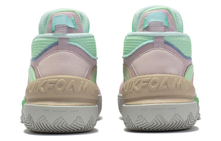 361° Burning Battle 2.0 2.0 PRM Q Pop Technology Slip Resistant Cushioning Basketball Shoes Pink Purple