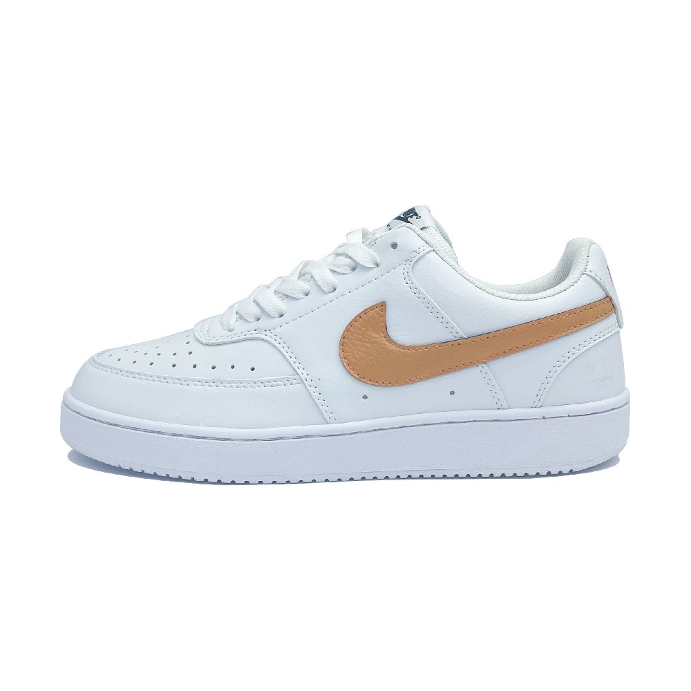 Nike Court Vision 1 Orange Heart Orange Affection Cushioning, Wear Resistant Low Top Skateboard Shoes Unisex White