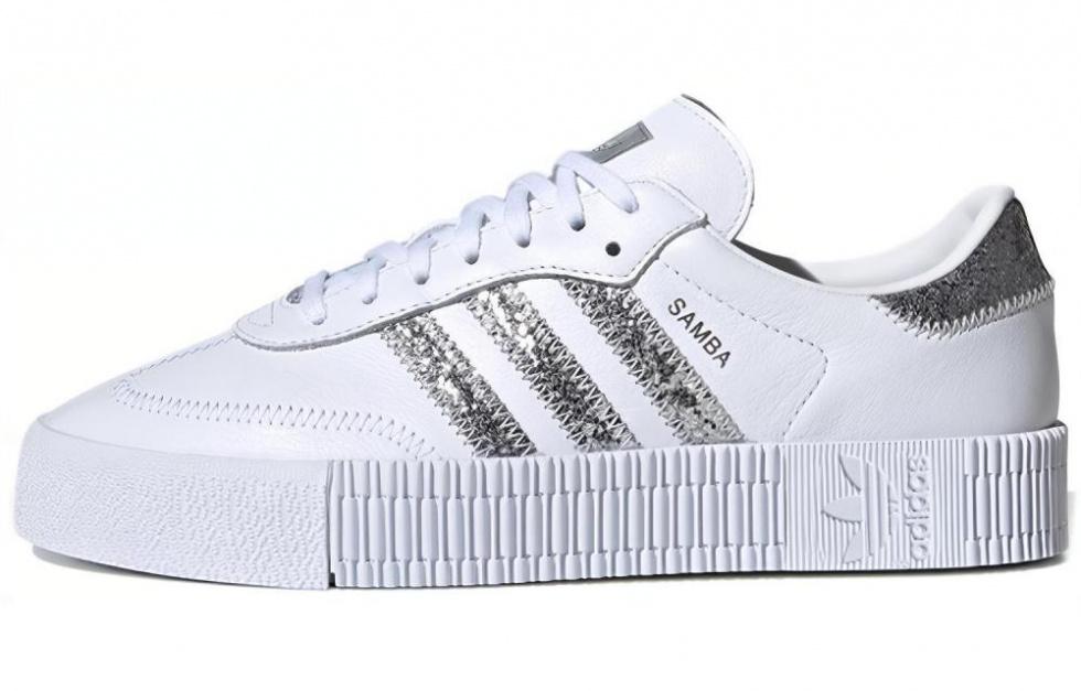 Adidas Sambarose White Silver Women's