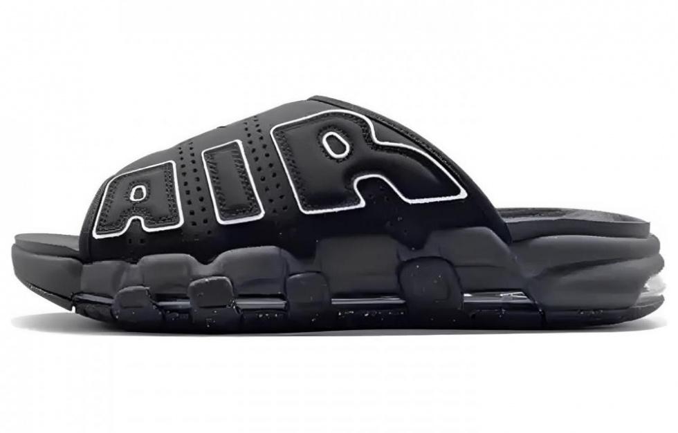 Nike Air More Uptempo Slide 'OG Black White'