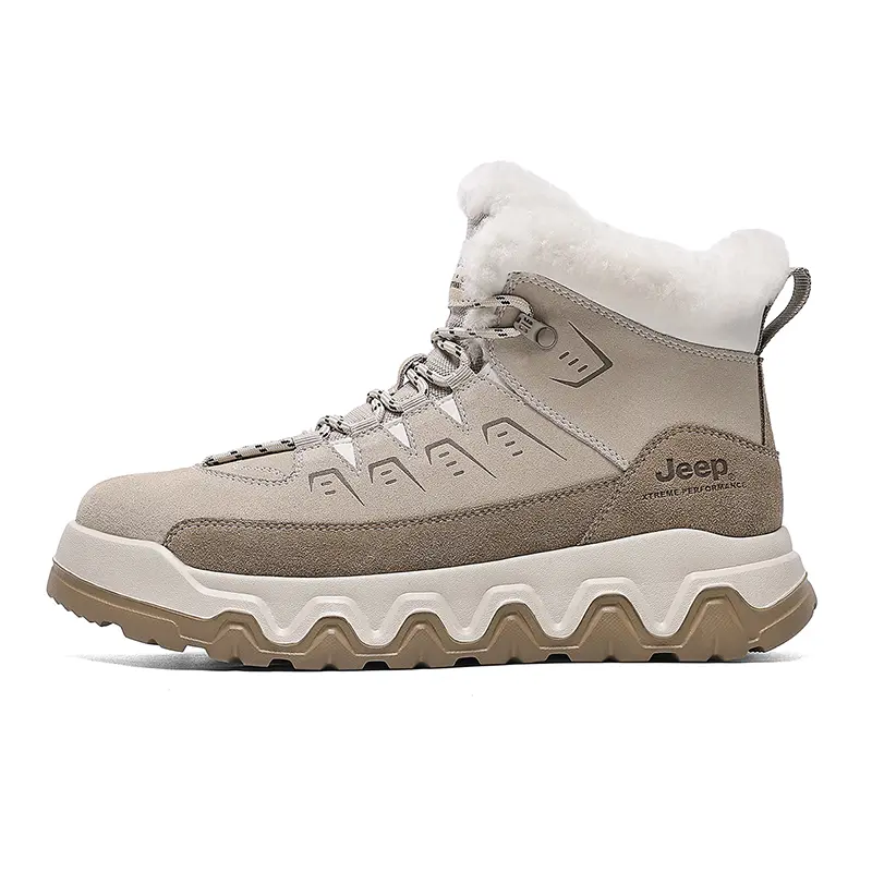 Jeep Short Snow Boots Men's Sand