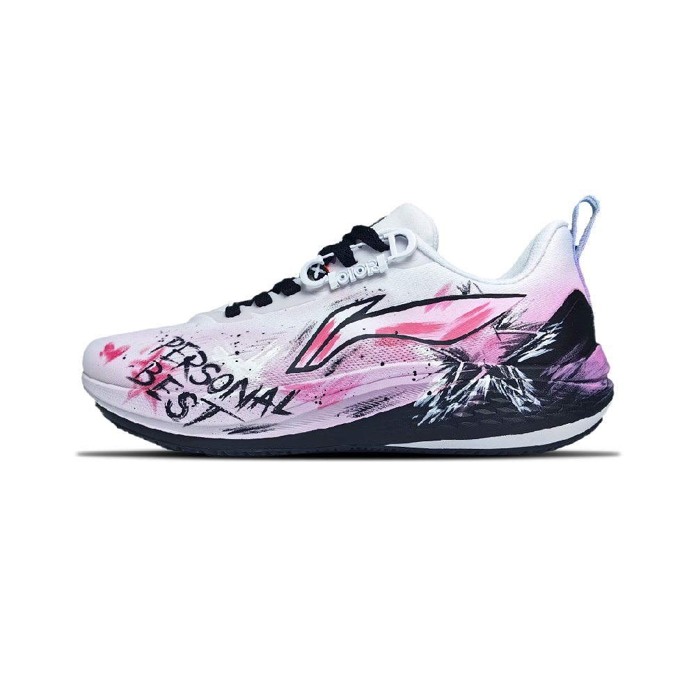 LiNing Red Hare 7 Cushioning, Slip Resistant, Lightweight Low Top Casual Running Shoes Men's Black Pink