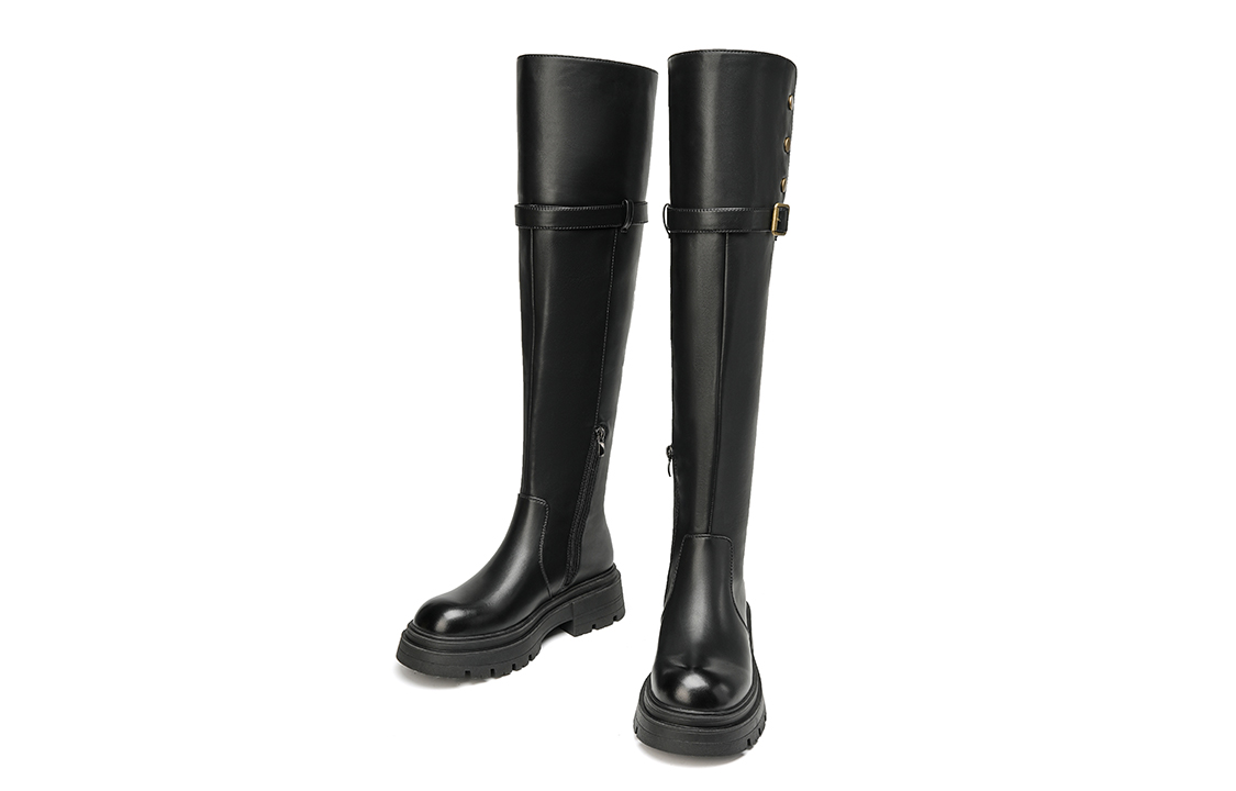 EBLAN Knee high Boots Women's Black купить в интернет-магазине Yoocart с быстрой доставкой по России.