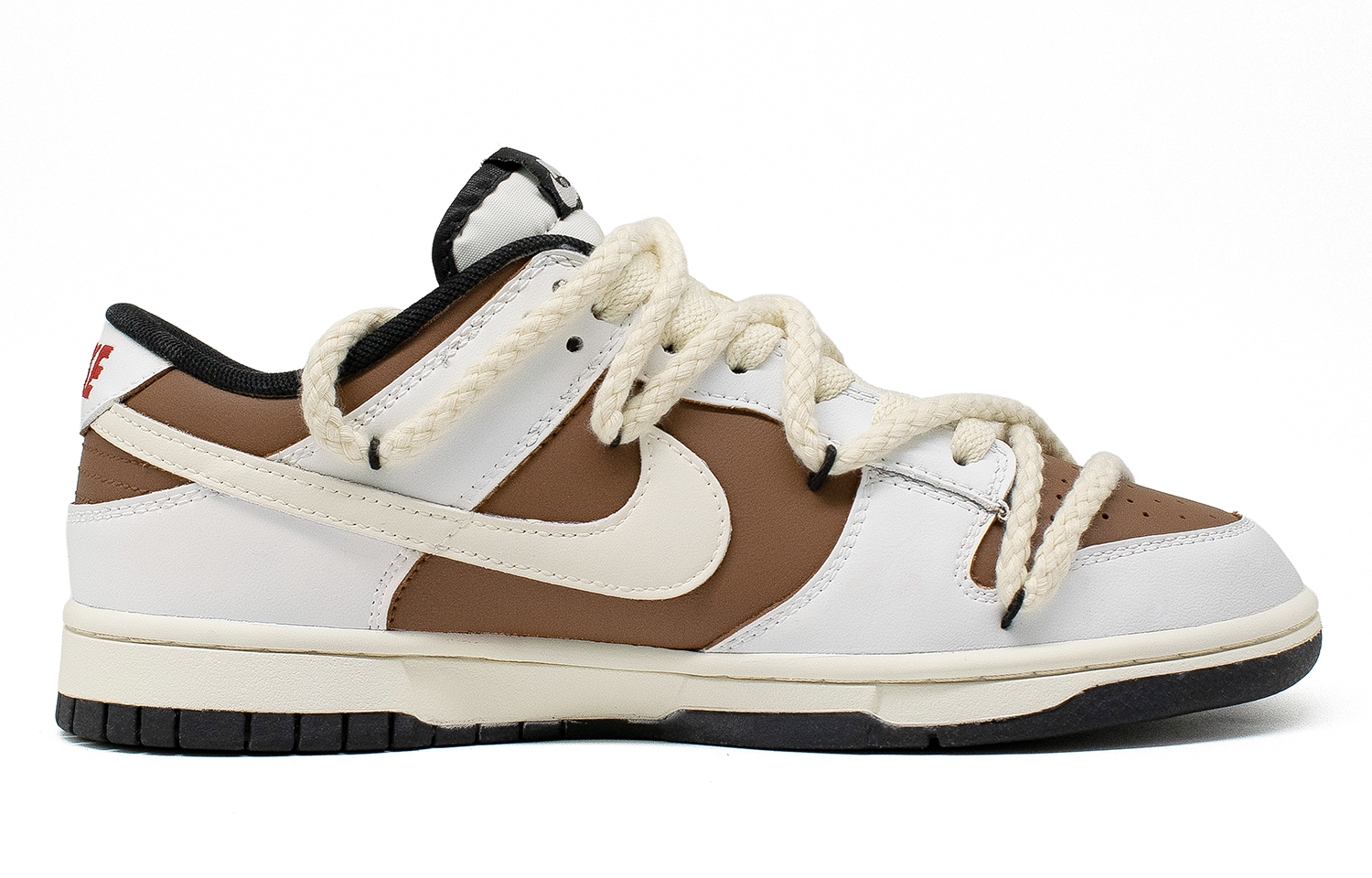 Nike Dunk Autumn Equinox Abrasion Resistant Low top Skateboard Shoes Men's Brown White