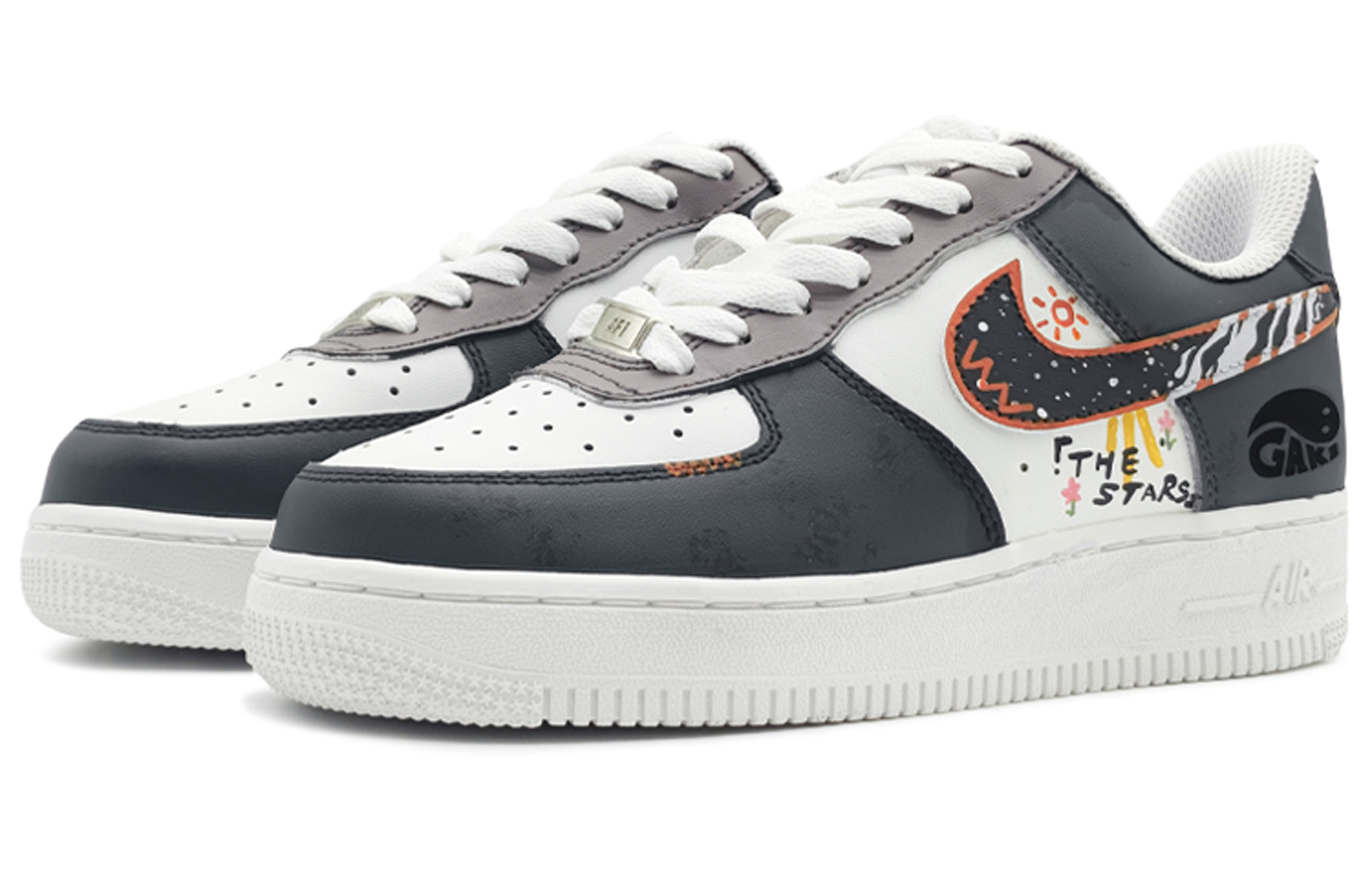 Nike Air Force 1 07 Anti-Slip Wear-Resistant Low-Top Skateboard Shoes Men's Blue Gray купить в интернет-магазине Yoocart с быстрой доставкой по России.
