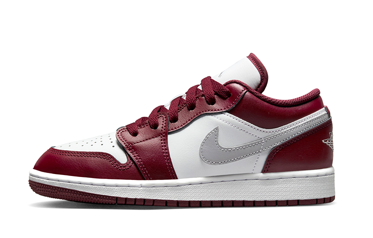 Jordan Air Jordan 1 Low Vintage Basketball Shoes GS White Red купить в интернет-магазине Yoocart с быстрой доставкой по России.
